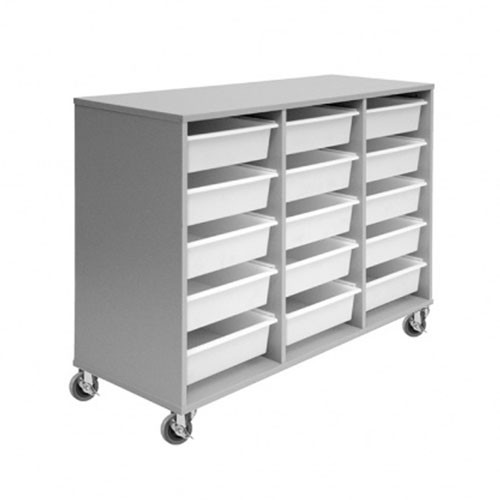 15 Mobile Tote Box Melamine Trolley