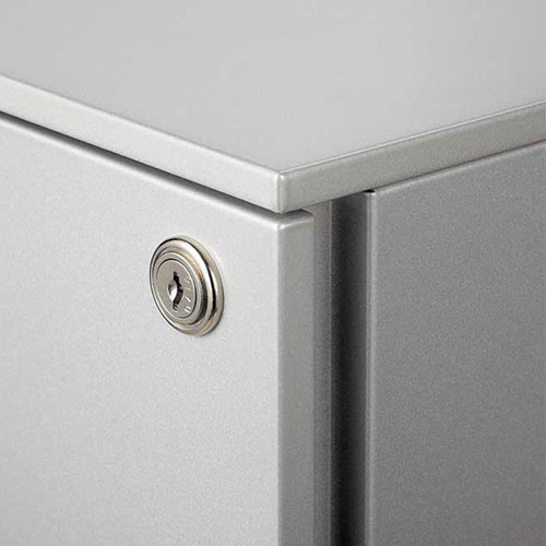 Mobile Pedestal - Silver
