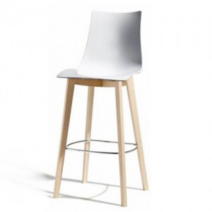 Zebra Stool - Timber Leg - Wood Furniture